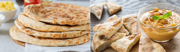 Naan vs Pita Bread Do You Know The Difference - April 2022 Bronnie Bakes
