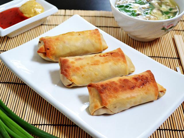 vegetable egg rolls - Budget Bytes