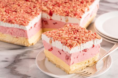 Strawberry Shortcake Ice Cream Cake