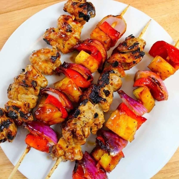 Wooden Skewers/BBQ Sticks Seekh for Kabab, Paneer Tikka, Fruits Salad for Oven Microwave Pan (6 inches Each) | Shopee India