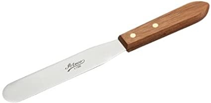 Buy Ateco Natural Wood Medium Sized Straight Spatula, 6 Inch Blade Online  at Low Prices in India - Amazon.in