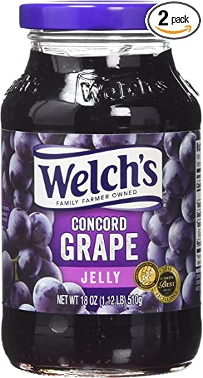 Welch's Grape Jelly 510 g (Pack of 2) : Amazon.co.uk: Grocery