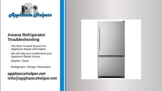 How To Reset An Amana Refrigerator (the easy way) - Check Appliance