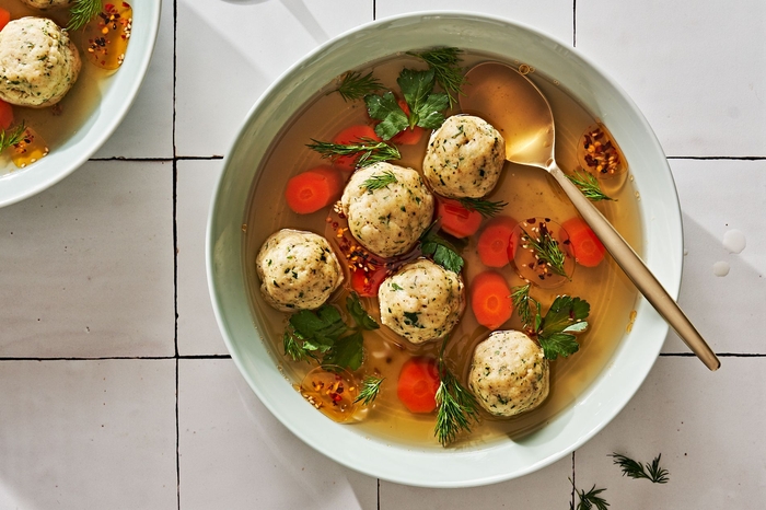 Vegetarian Matzo Ball Soup Recipe - How To Make Vegetarian Matzo Ball Soup