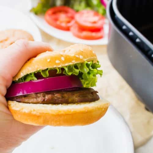 Air Fryer Turkey Burgers - Air Fryer Eats