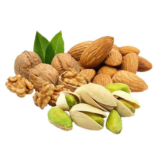 Dry fruits combo - Almonds, pistachio nuts and walnuts | VIVAMART.no