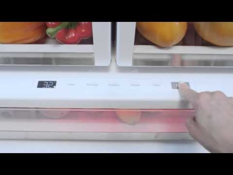 GE Cafe Series French-Door Temperature Controlled Drawer - YouTube