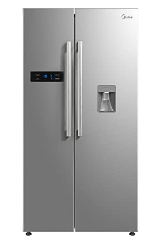 Midea 591L Side By Side Refrigerator with Inverter (MRF5920WDSSF, Silver,  SS Finish, Water Dispenser) : Amazon.in: Home & Kitchen