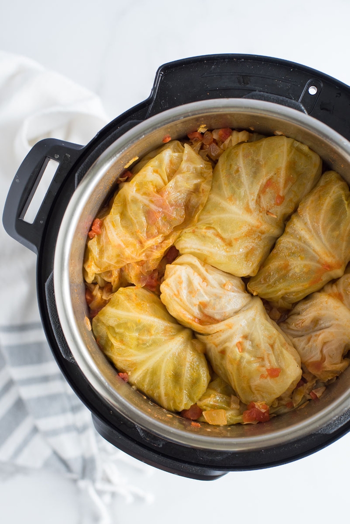 Instant Pot Stuffed Cabbage Rolls Recipe | Pressure Cooking Today
