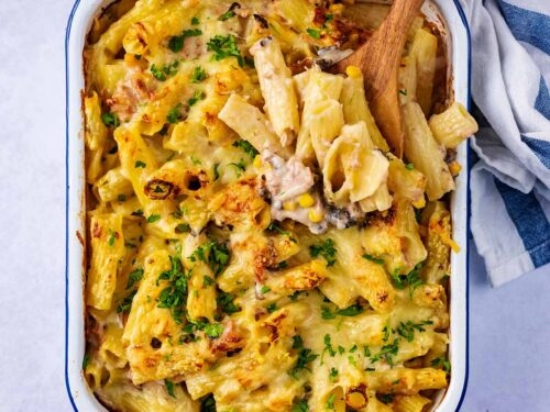 Tuna Pasta Bake - Hungry Healthy Happy