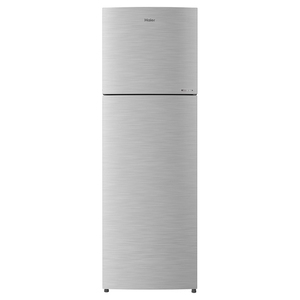 Buy Haier 258L 3 Star Twin-Inverter Frost Free Double Door Refrigerator  (HEF-25TDS Brushline Silver,5-IN-1 Convertible ,Stabilizer Free Operation)  at Reliance Digital